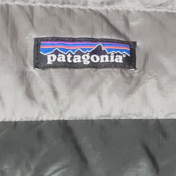 Patagonia Puffer Jacket Gray Womens Size Medium Reversible - Picture 10 of 11